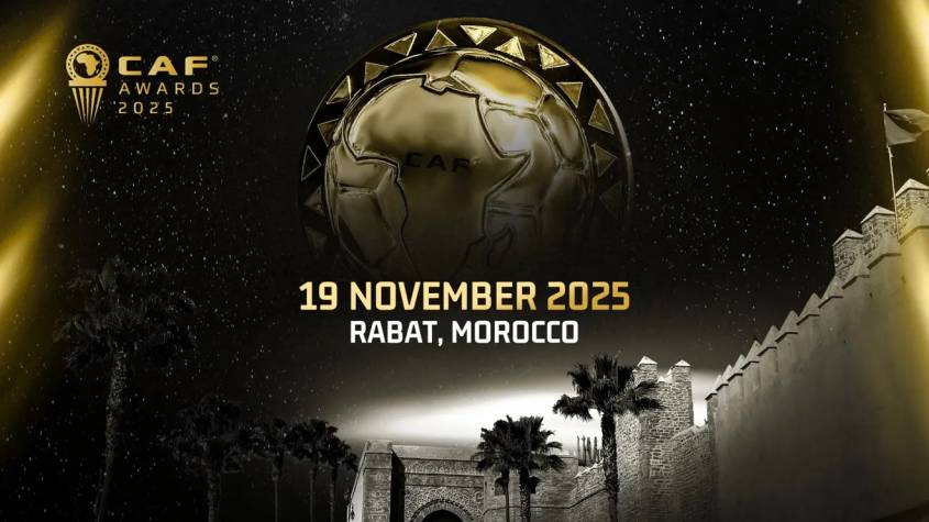 Les CAF Awards 2025 se dérouleront à Rabat en novembre