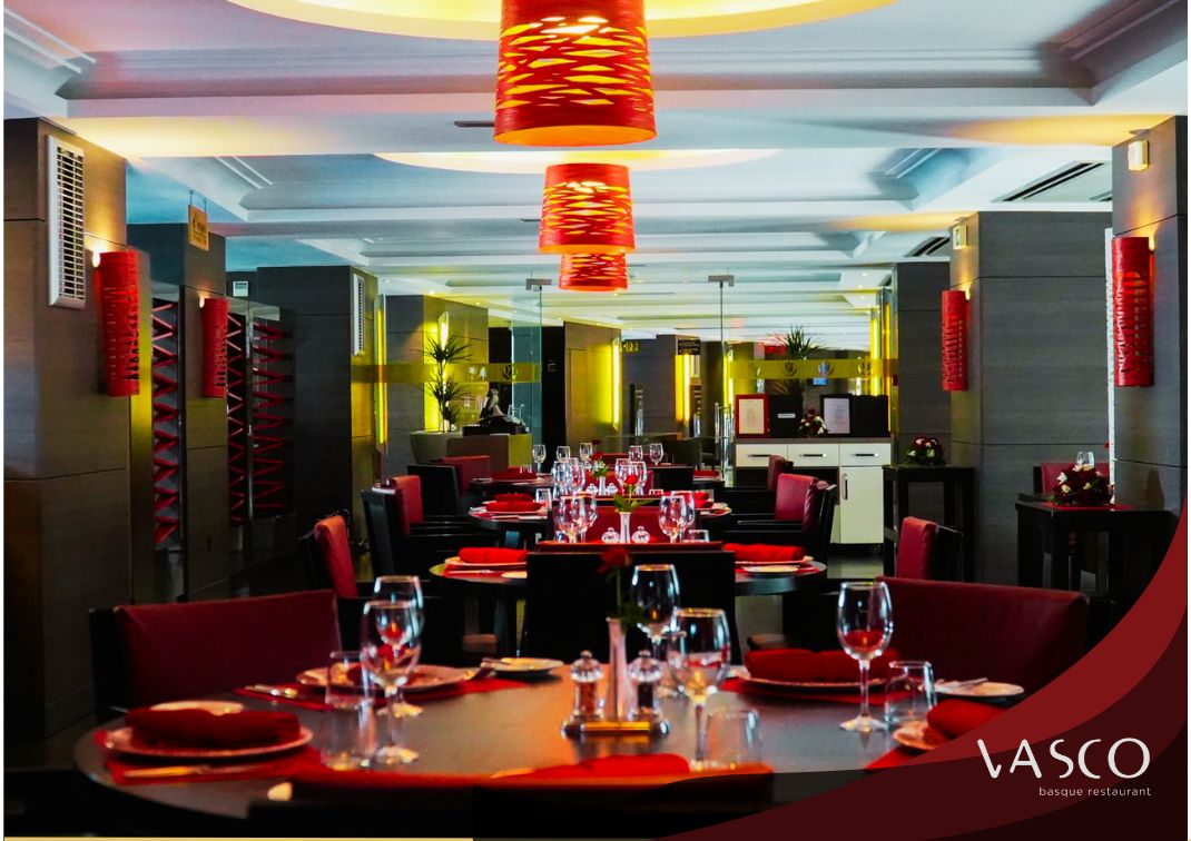 Vue sur Le Vasco El Tapeo au Royal Tulip City Center Tanger en hiver