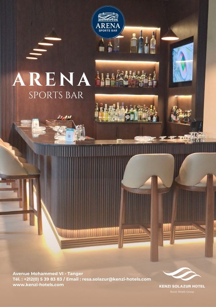 Affiche Arena Sports bar du Kenzi Solazur Hotel
