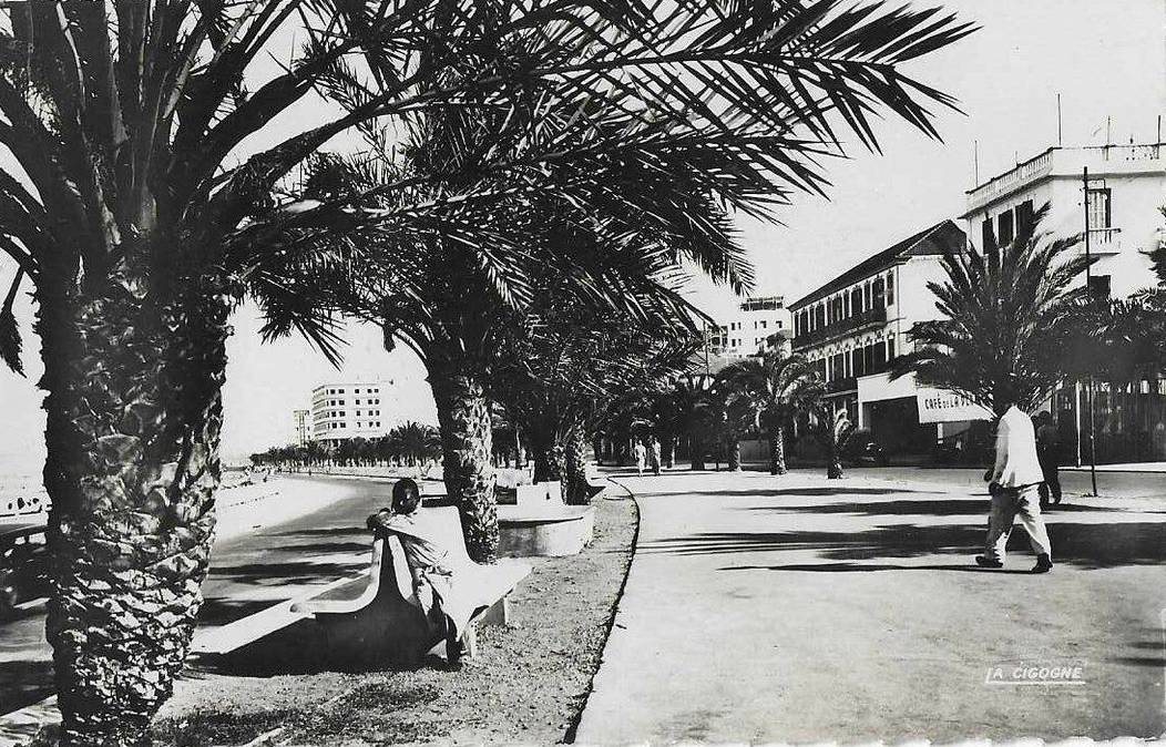 Tanger l'historique, l'avenue d'Espagne pendant la période coloniale
