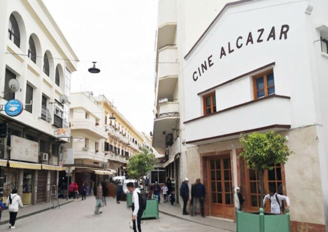 Le cinéma Alcazar dans le quartier espagnol de Tanger