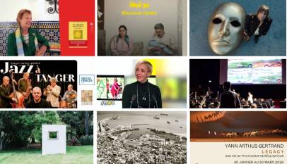 Affiches du programme du mois d'avril de l'institut français de Tanger